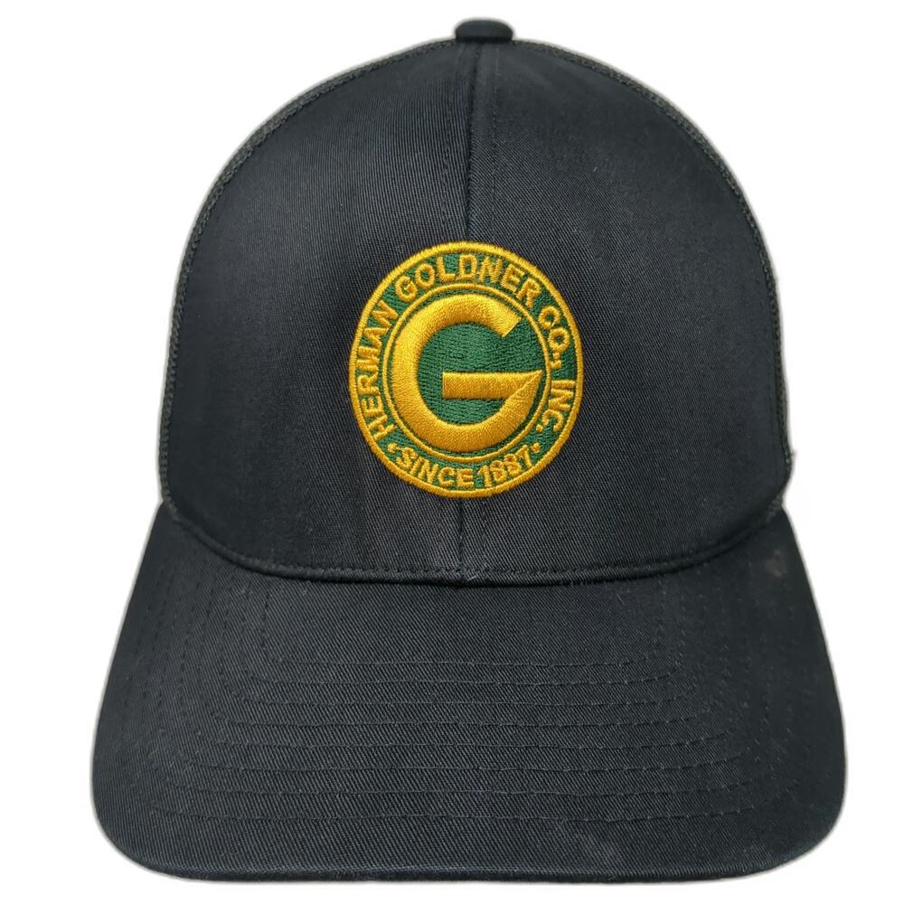 Pacific Headwear Trucker Hat Black One Size Herman Goldner Co Inc Mesh Snapback